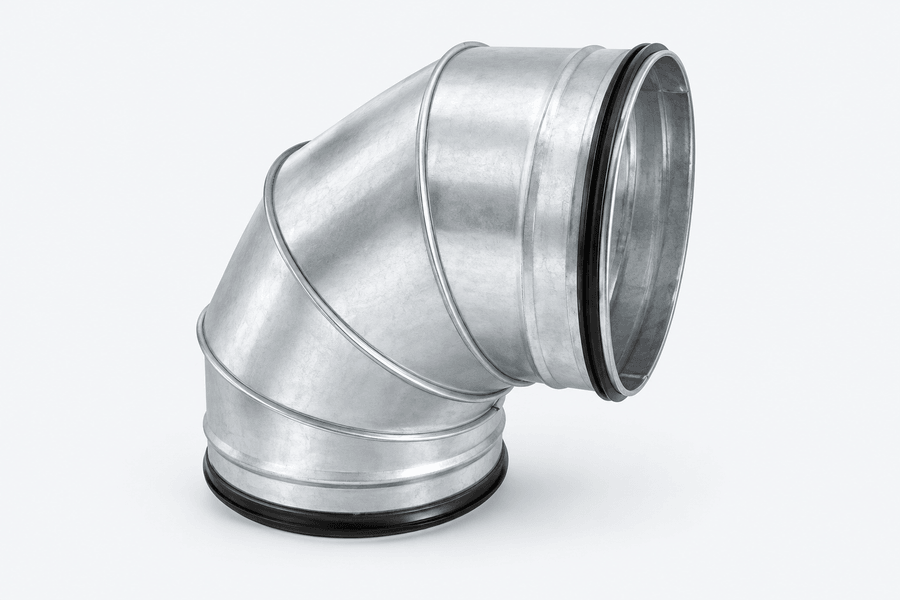 Lüftungsbogen aus Metall