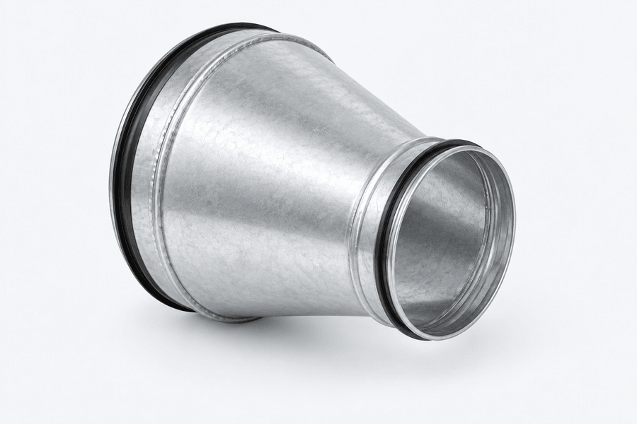 Langes Reduzierstück aus Metall
